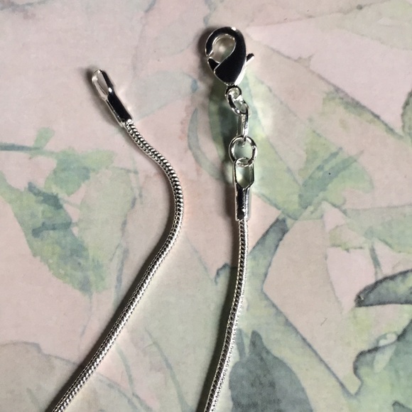 New! Sterling Silver Butterfly Pendant Necklace - Picture 5 of 8